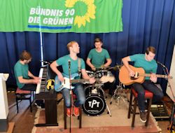Die Bad Emser Band TPT begeistern die Gäste des Neujahrsempfang der Grünen Rhein-Lahn