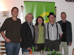 Von links: Christoph Weyrath, Leo Neydek, Petra und Michael Spielmann sowie Ulrich Wahlers