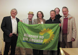 Foto: von links Leo Neydek, Michael Spielmann, Katharina Raue, Bernd Paffrath, Michael Christ, Ulrich Wahlers